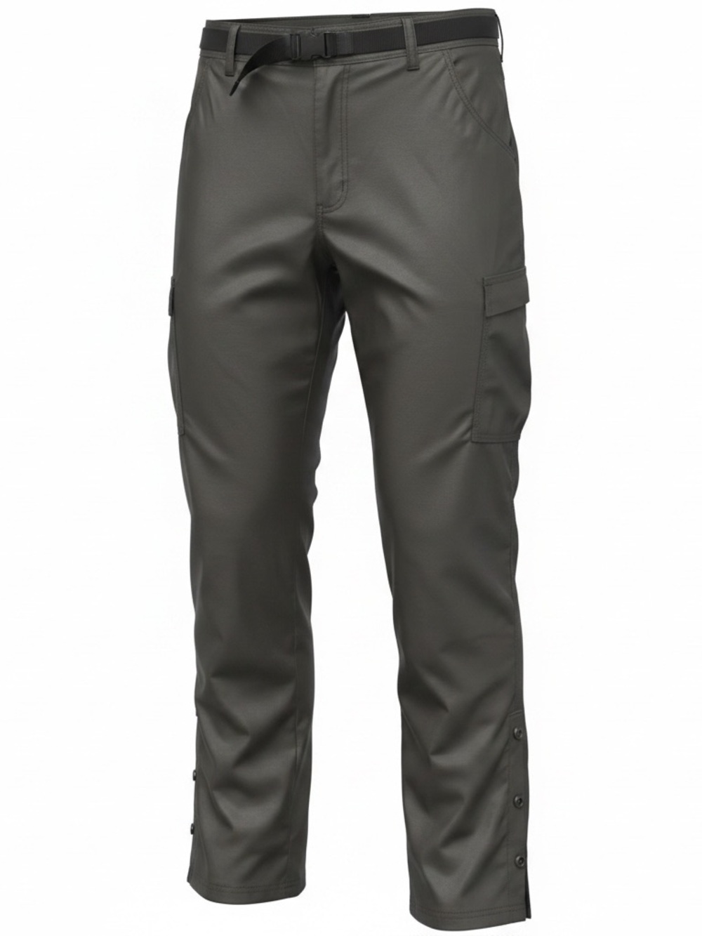 prAna Relaxed Fit Convertible Hiking Cargo Pants Men’s 34x32 Gray Outdoor Trail